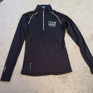 Orange Theory Team Member Quarter Zip Performance Shirt